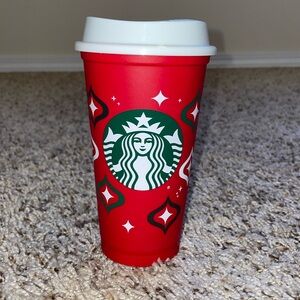 Starbucks Reusable Holiday Red Cup 2023